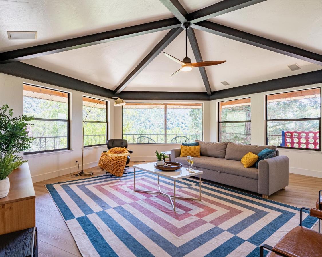 Secluded Mtn Top Family Haven W/Views Spa & Arcade Three Rivers Εξωτερικό φωτογραφία